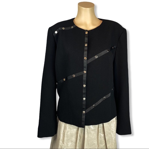 CONRAD C. Black Professional Blazer - Picture 4 of 7